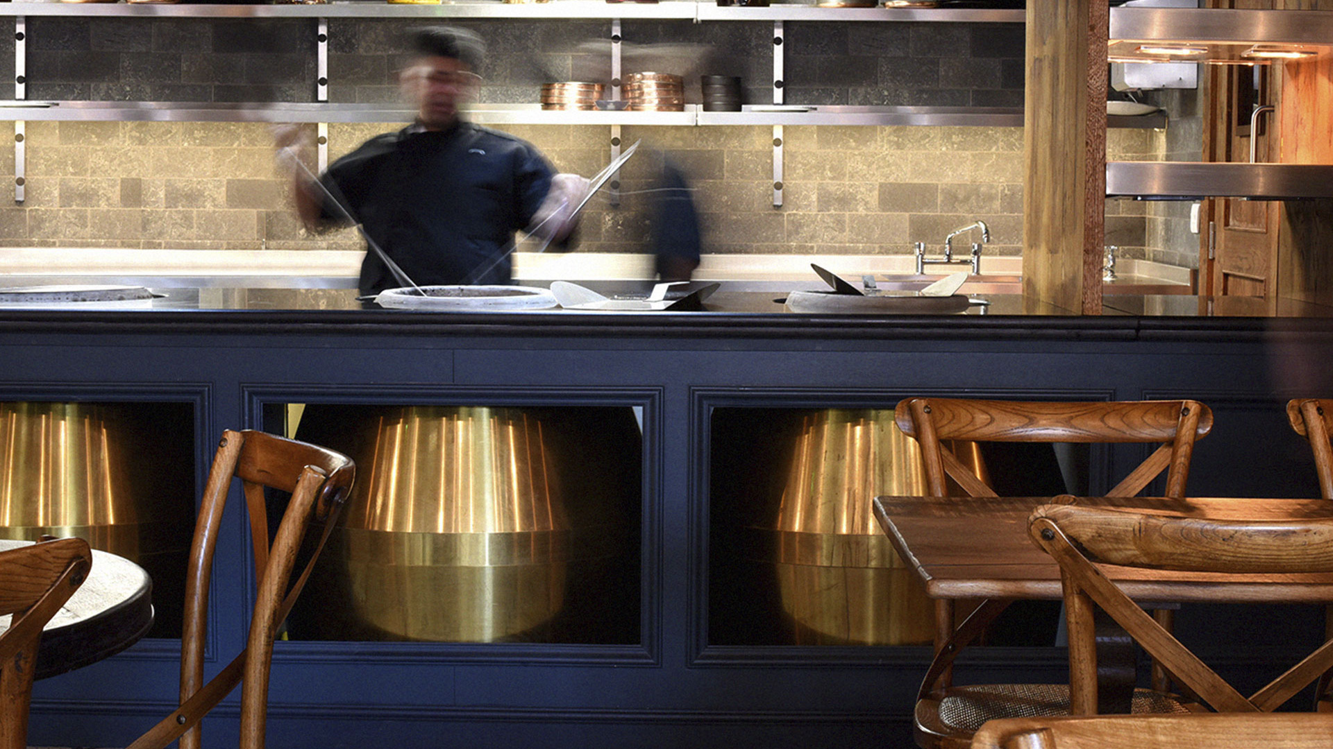The tandoor grill at Tandoor Chop House The tandoor grill at Tandoor Chop House