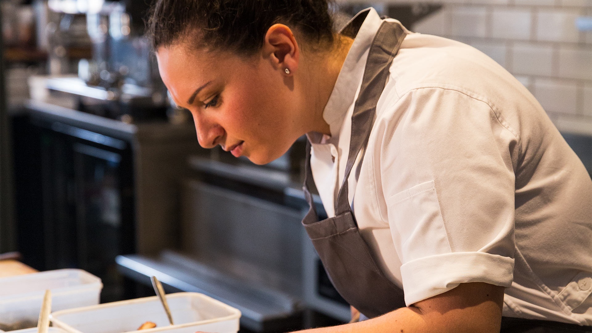 Selin Kiazim making her octopus pide. Photograph by David Harrison Selin Kiazim making her octopus pide. Photograph by David Harrison