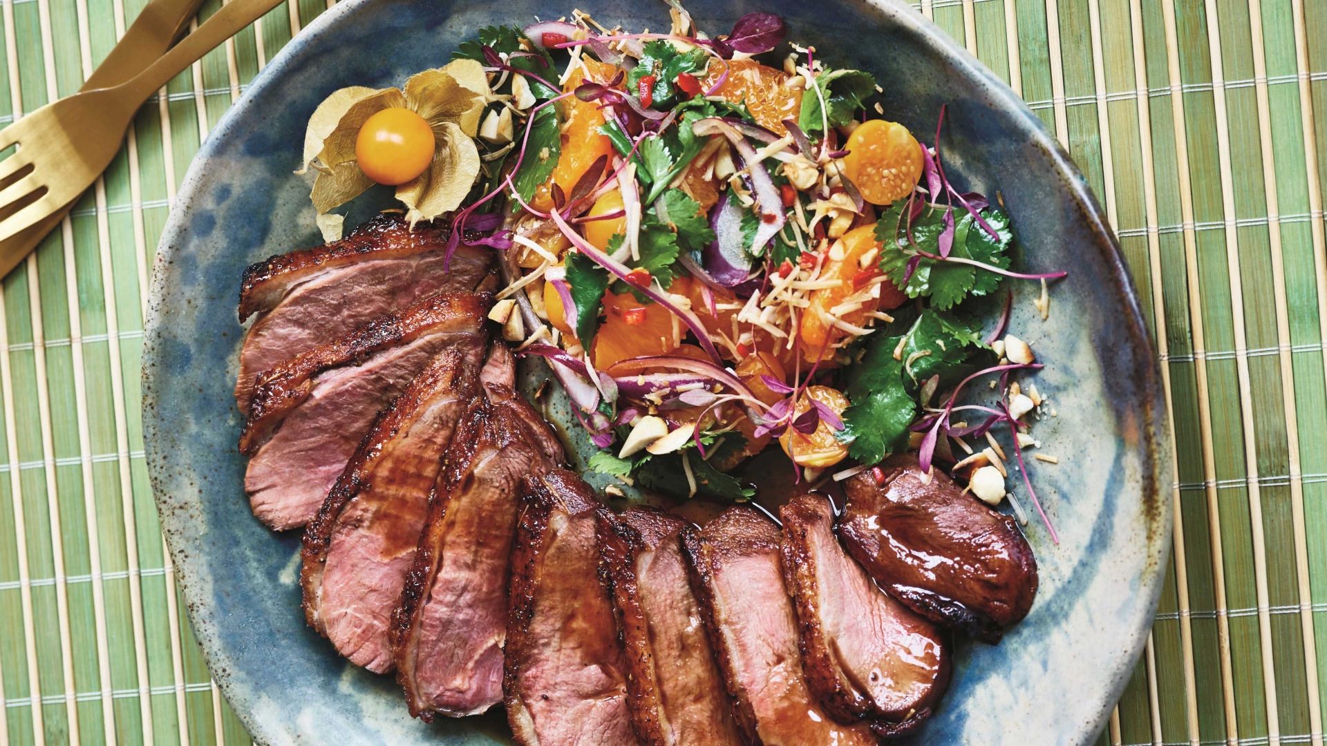 Make Luiz Hara's roast duck in clementine teriyaki glaze | Recipes