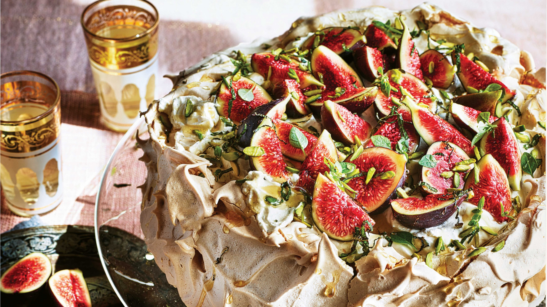 Make Sabrina Ghayour's cinnamon pavlova with sweet labneh cream ...