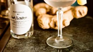Blixen's raw ginger martini