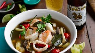 Andy Oliver's recipe for hot and sour seafood soup