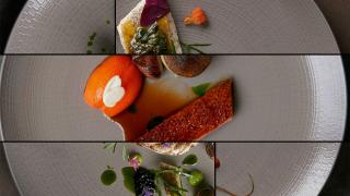 Dishes from the tasting menu at Mark Jarvis's Anglo, in Clerkenwell