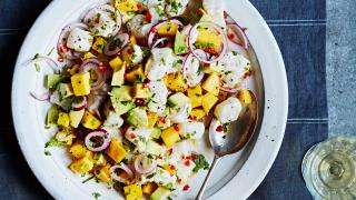 Raul Diaz’s ceviche with avocado and mango