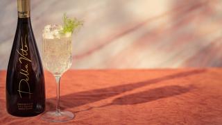 Della Vite hugo prosecco cocktail with fennel