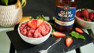 Glenn Moray strawberry daiquiri granita