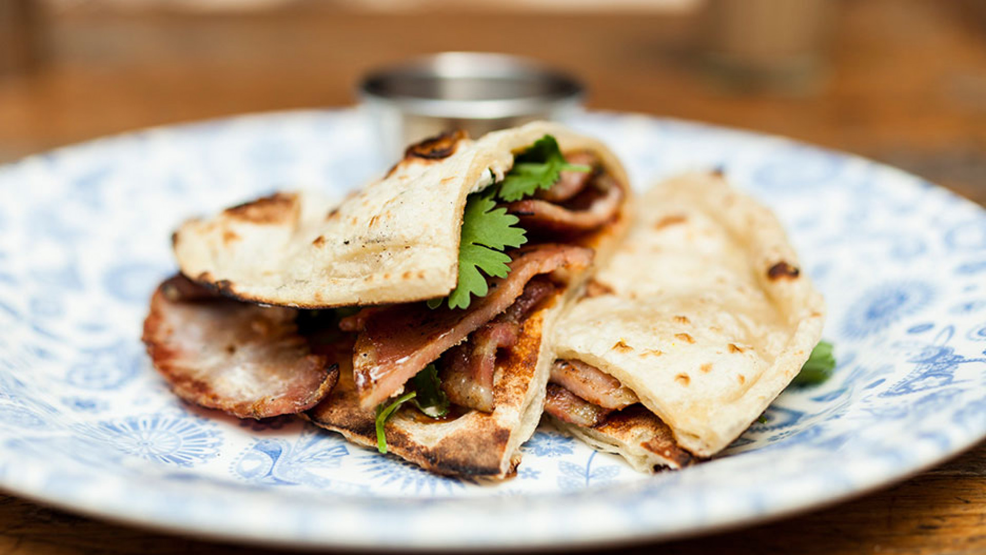 The bacon naan at Dishoom The bacon naan at Dishoom