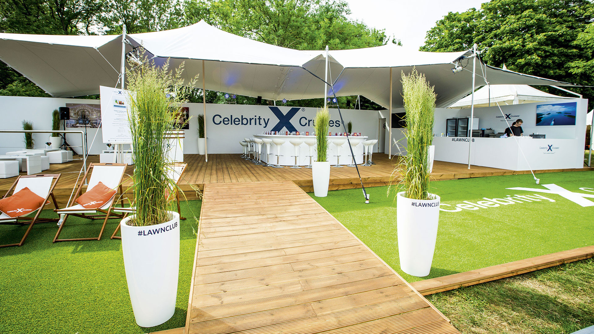 Celebrity Cruises' Lawn Club at Taste of London 2016 Celebrity Cruises' Lawn Club at Taste of London 2016