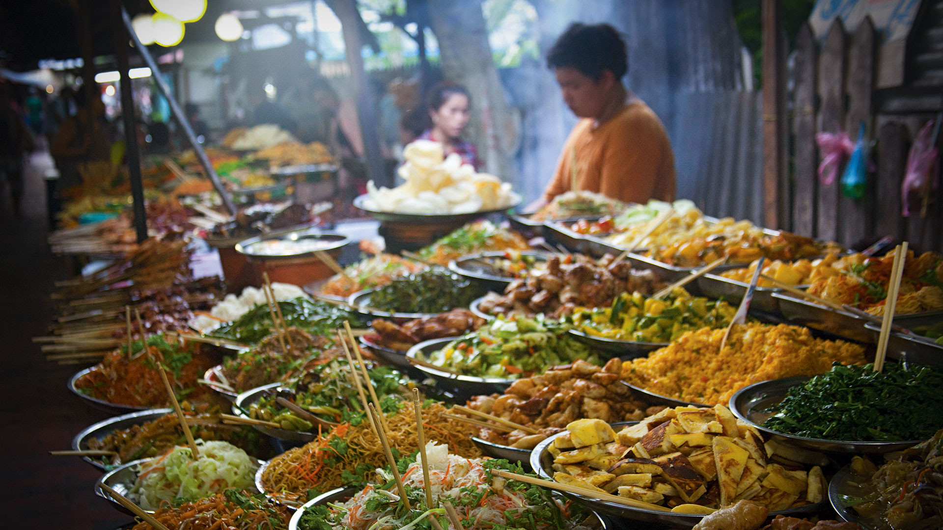 Eating Street Food In Bangkok