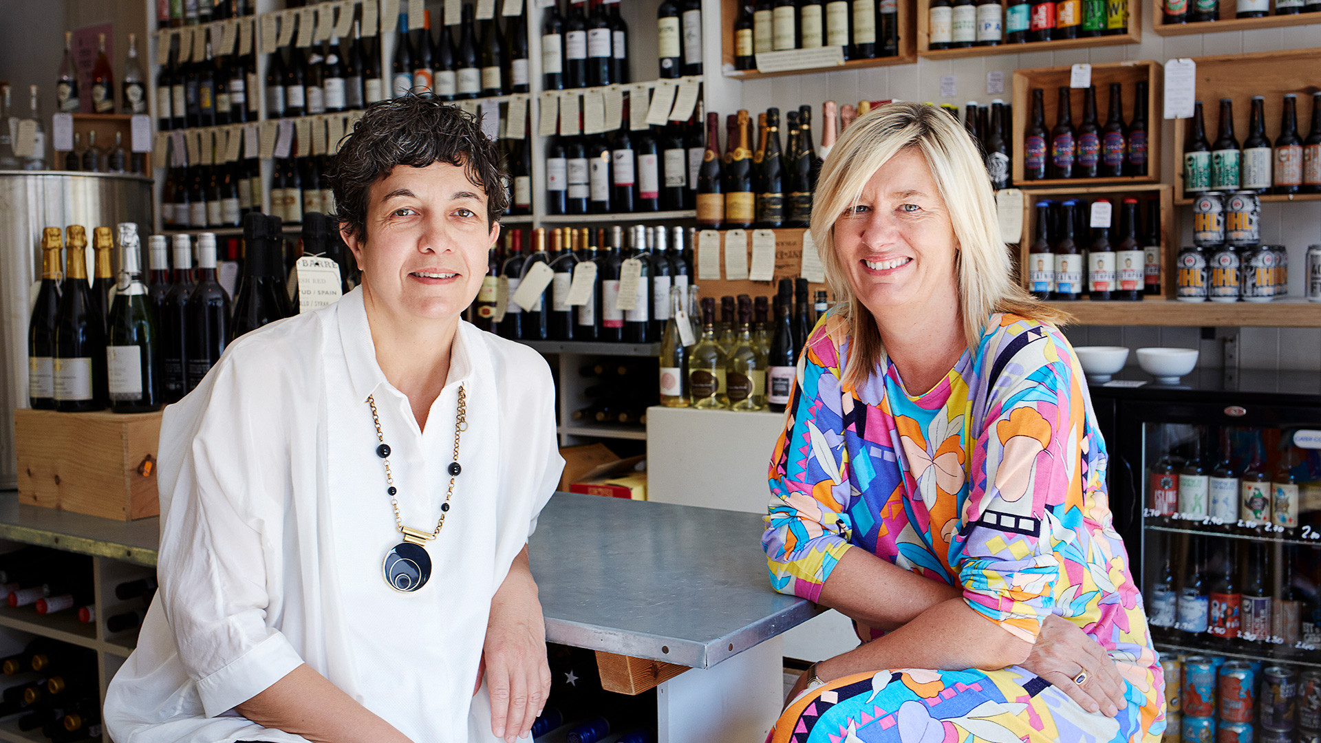Muriel Chatel and Corinna Pyke, Directors of Borough Wines & Beers Muriel Chatel and Corinna Pyke, Directors of Borough Wines & Beers