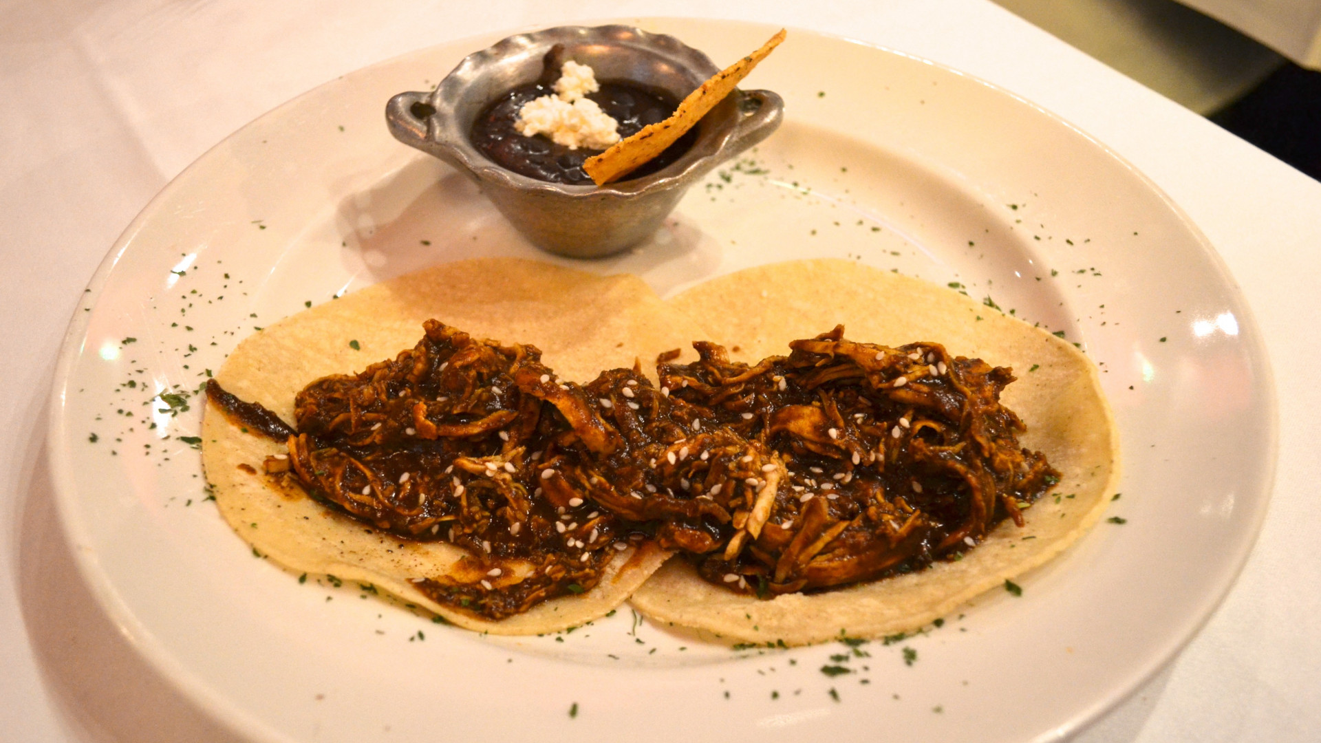 Meat tacos at Mestizo Meat tacos at Mestizo