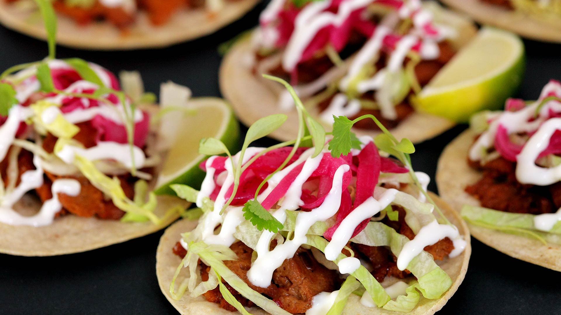 Tofu tacos at Club Mexicana at Pamela in Dalston Tofu tacos at Club Mexicana at Pamela in Dalston