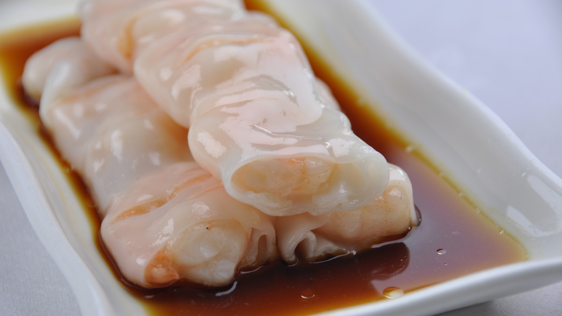 Cheung fun on Royal China's brunch menu Cheung fun on Royal China's brunch menu