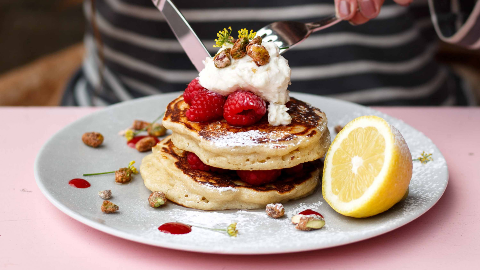 Buckwheat Pancakes Mint Berry Salsa These buckwheat pancakes are.