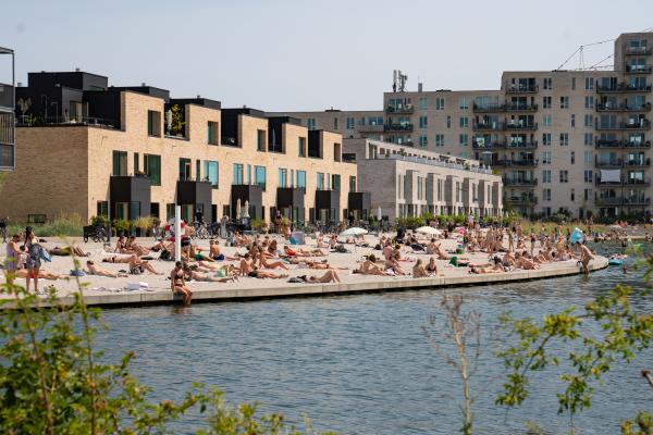 Swimming in Copehagen's canals during the summer months