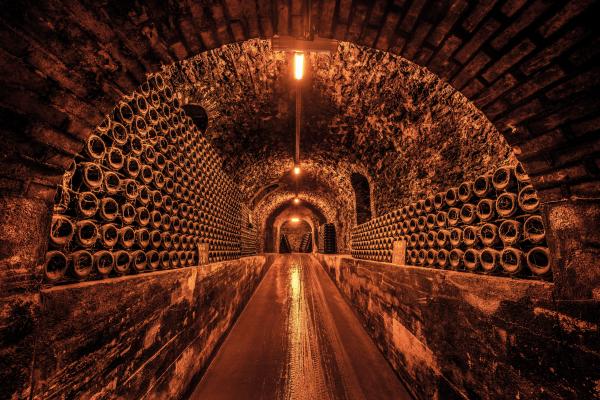 Many of the vintage cuvées at Billecart-Salmon age in its cellars for decades