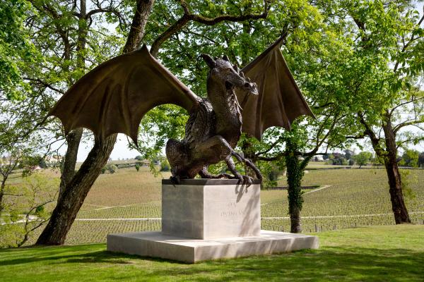 The bronze statue made by artist Mark Coreth has a six-metre wingspan