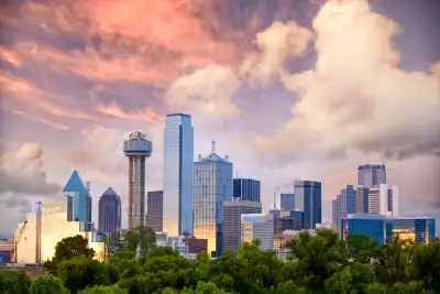 The Dallas skyline