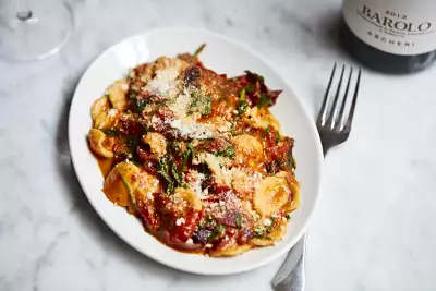 Orrechiete with nduja, red onion and rocket