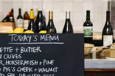 The specials board at Camille