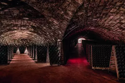 Underground cellars at Ca&rsquo; Del Bosco