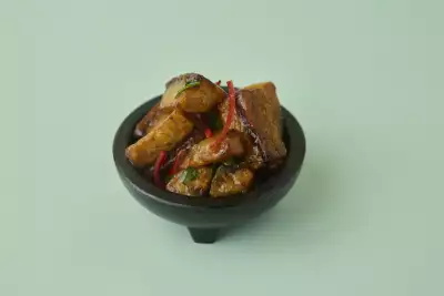 Lime, chilli and maple plantain