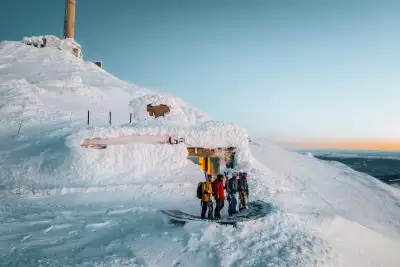 The top of Gaustabanen in Gausta