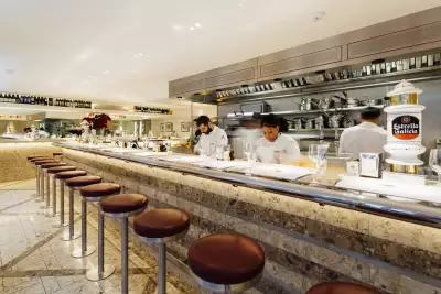 The counter at Barrafina Dean Street