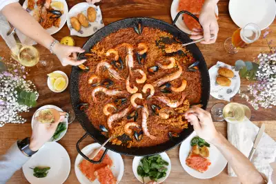 Paella at Brindisa Borough Market