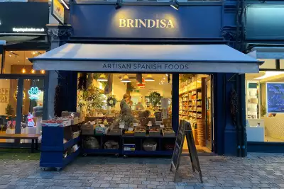 Shop front at Brindisa Hildreth Street