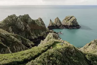 Isle of Guernsey cliffs