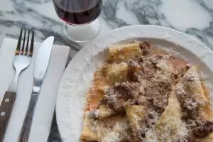 Beef shin ragu with pappardelle