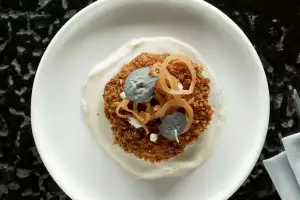 Cabbage and potato croquette