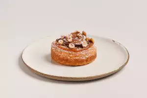 Hazelnut praline croissant ring