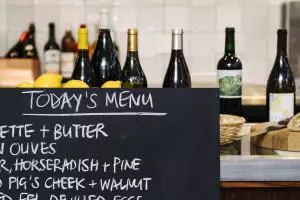 The specials board at Camille