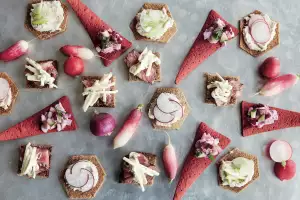 A festive collection of canapés