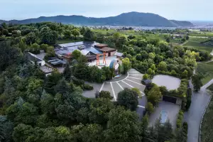 The Bellavista winery and its surrounding vineyards