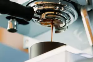 A consistent, even extraction brewed from a La Marzocco Linea espresso machine