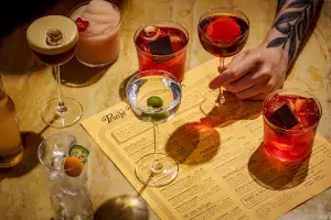 Cocktails at Permit Room Portobello