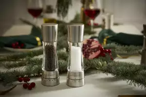Cole & Mason stainless steel salt and pepper mills