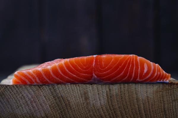 A fillet of Loch Duart salmon A fillet of Loch Duart salmon