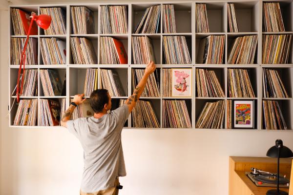 The record selection at Bird The record selection at Bird