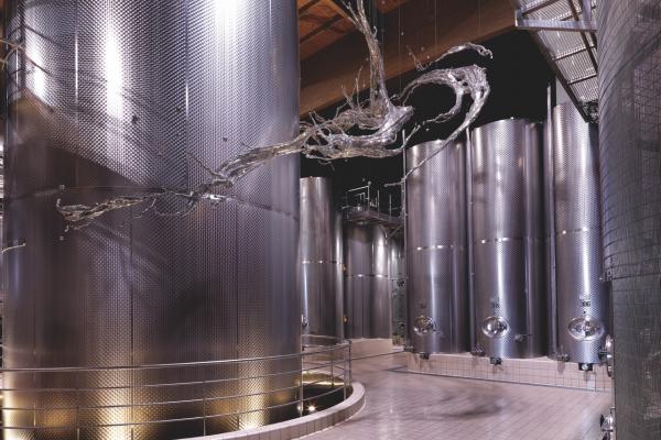 Ca’ Del Bosco’s fermentation room Ca’ Del Bosco’s fermentation room
