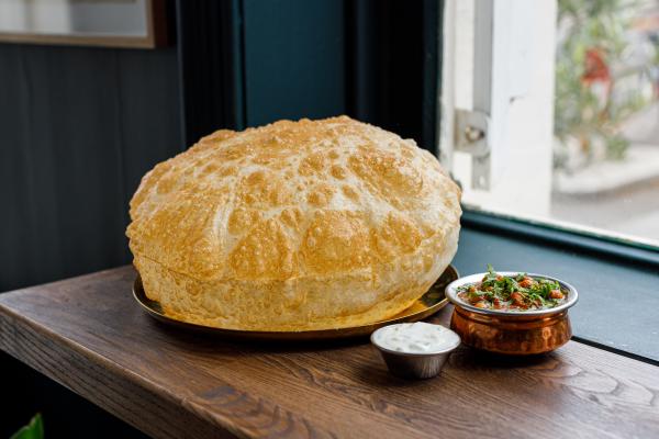 Channa bhatura at The Tamil Prince Channa bhatura at The Tamil Prince