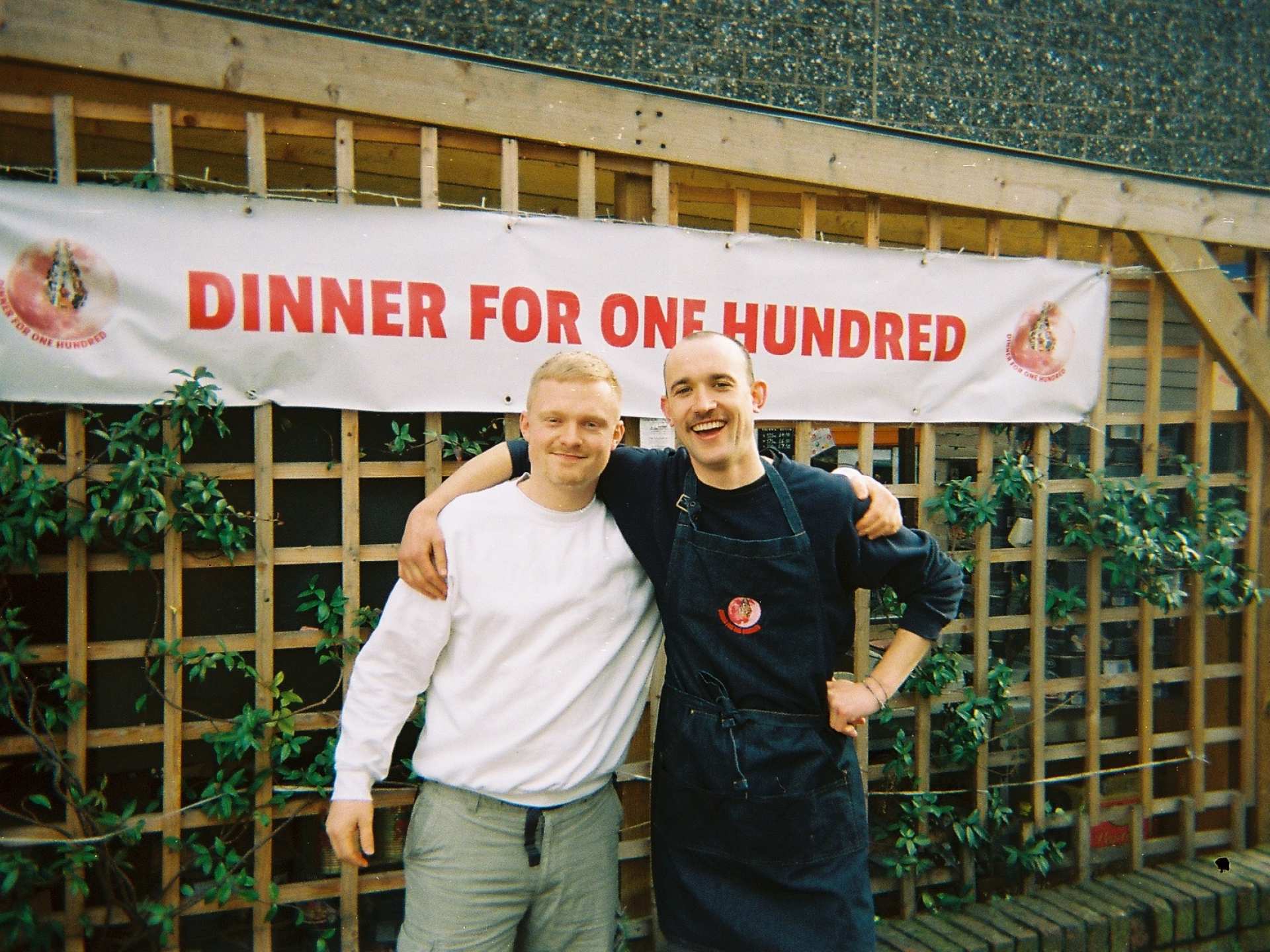 Jake and Jacob, founders of Dinner for One Hundred
