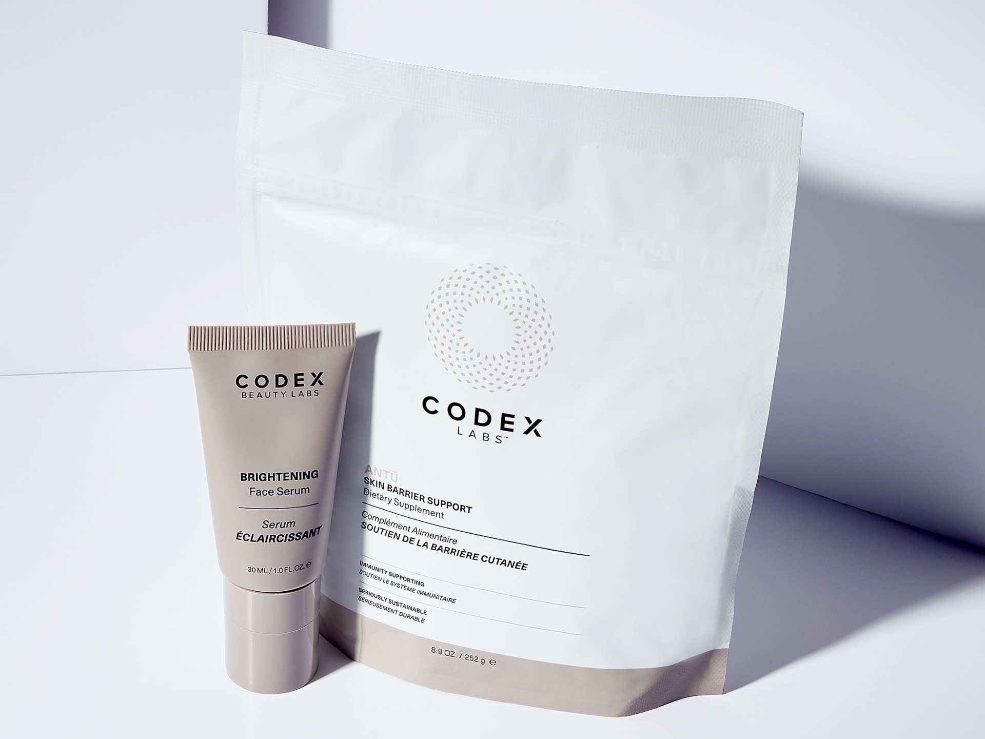 Codex Labs Brightening Face Serum and Skin Barrier Support
