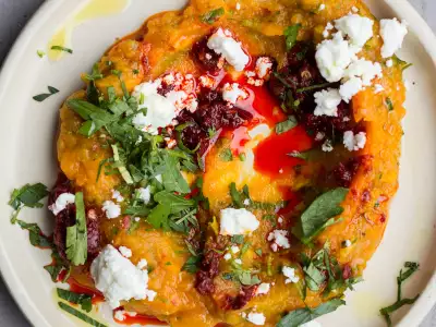 Bubala, Spitalfields: restaurant review &ndash; pumpkin tirshy, feta, preserved lemon and harissa