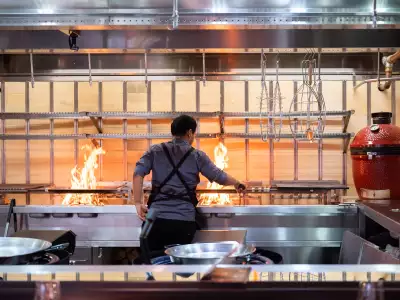 The kitchen at Arros QD
