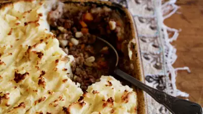 Yeo Valley's beef and barley cottage pie