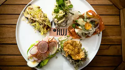 Wassim Hallal's take on traditional smørrebread